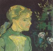 Portrait of Adeline Ravoux (nn04) Vincent Van Gogh